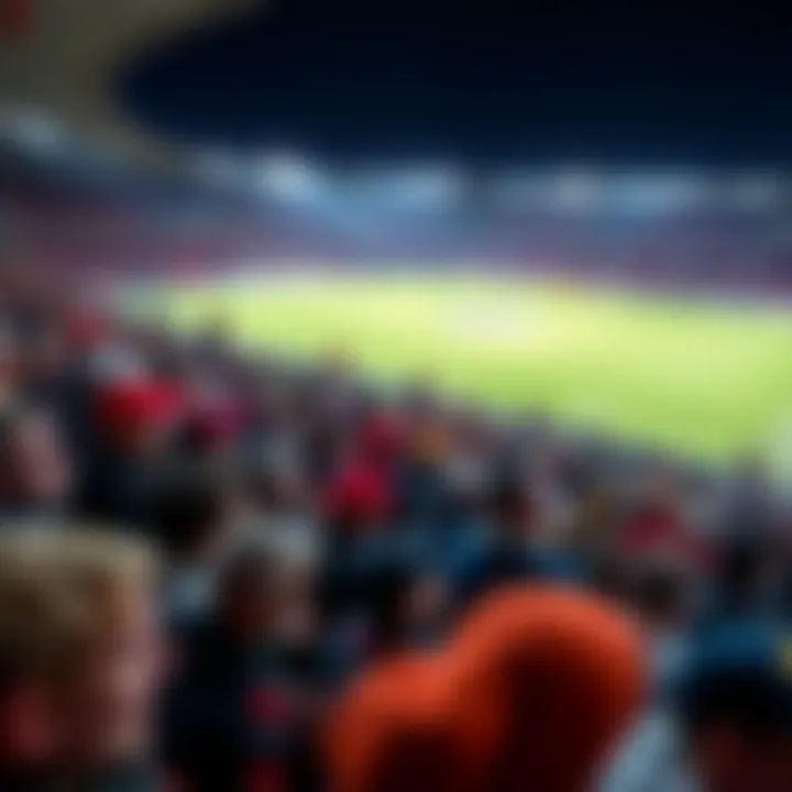 Stadium filled with enthusiastic fans