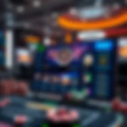 Innovative betting interface showcasing Toss Casino features