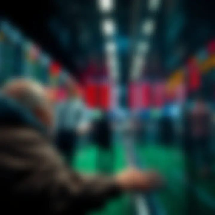 Visual representation of the betting market