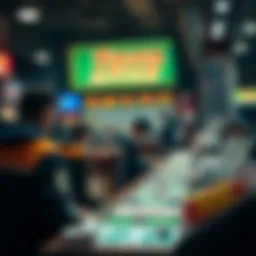 Conceptual illustration of Toto betting
