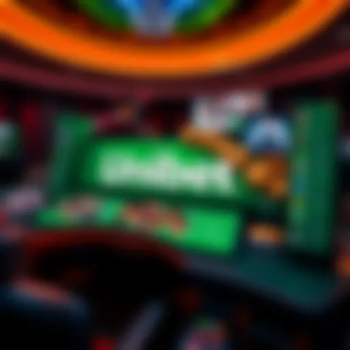 Overview of Unibet's online casino interface