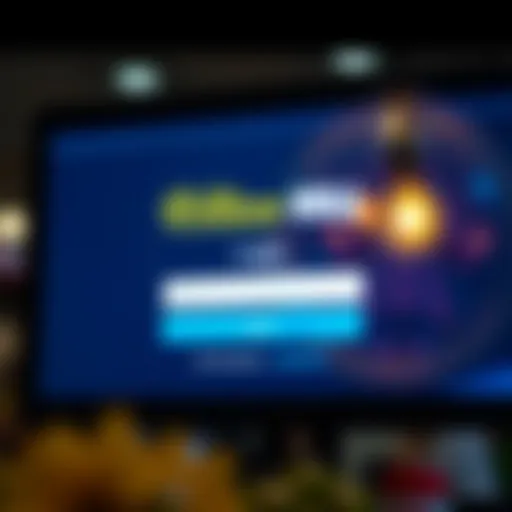 William Hill login screen showcasing user interface
